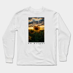 Sunflower lover mask Long Sleeve T-Shirt